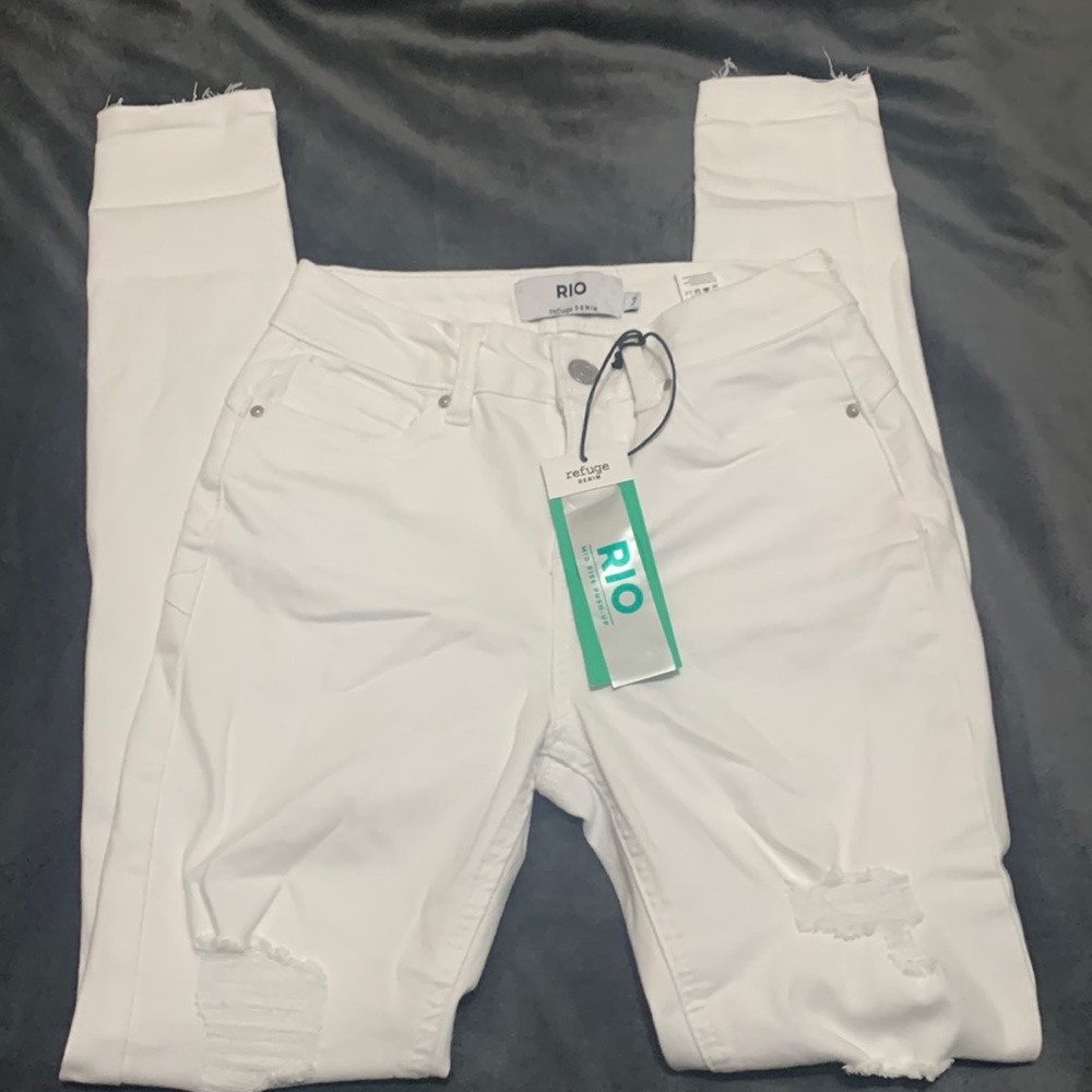 Rio Refuge Denim size 3 white jeans